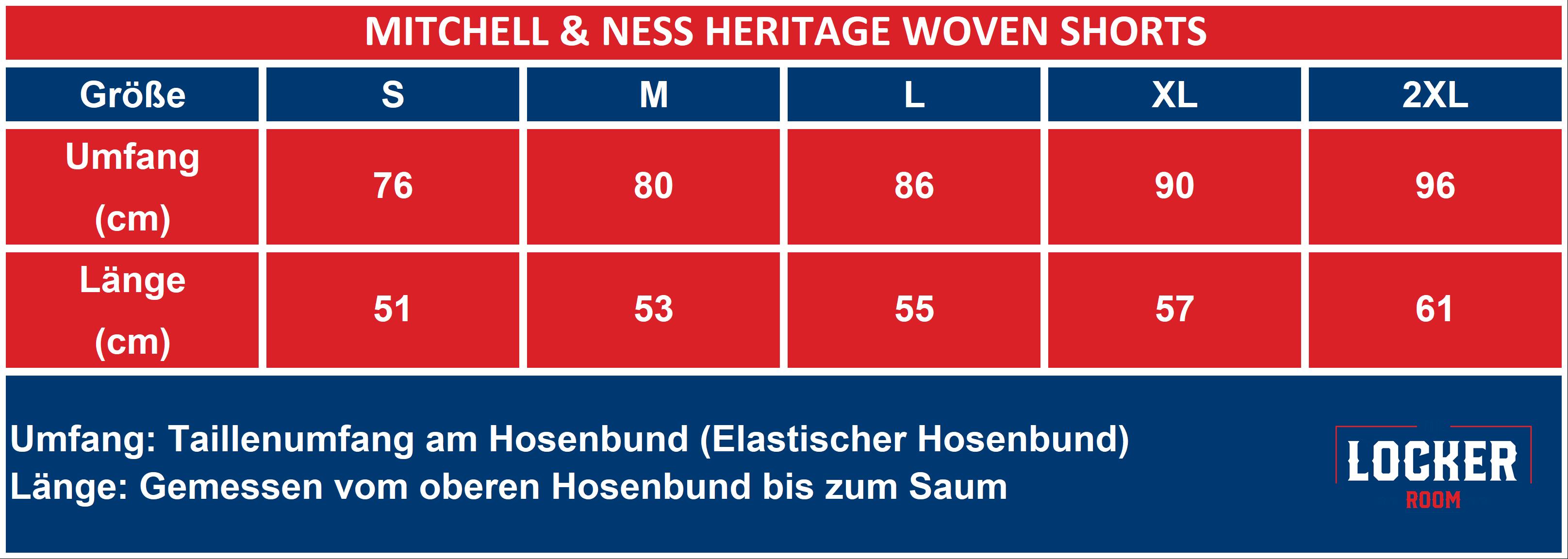 Größentabelle